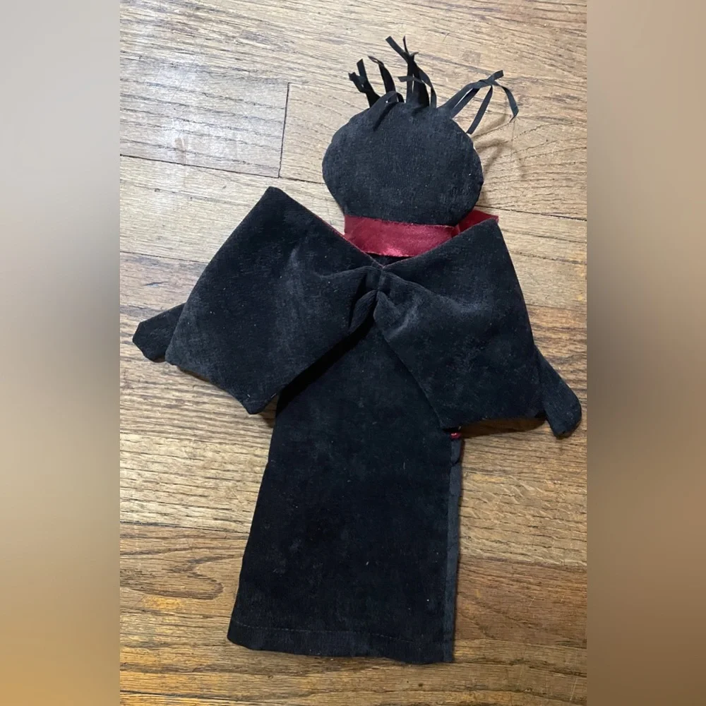 Vampire Halloween Cover Plush Black